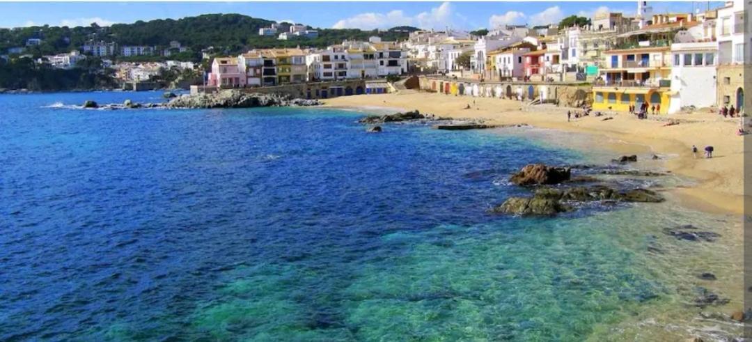 Apt Con Piscina En Calella De Palafrugell, Parking Gratuito Bagian luar foto