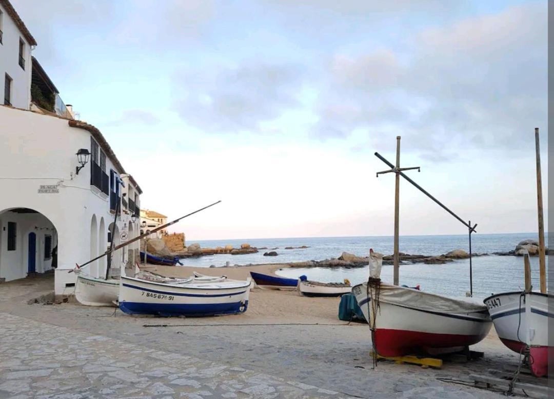 Apt Con Piscina En Calella De Palafrugell, Parking Gratuito Bagian luar foto